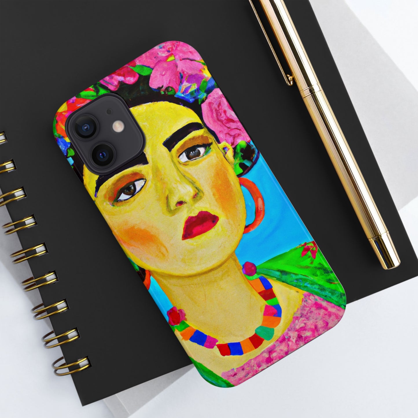 "Fierce and Free: A Frida Kahlo-Inspired Tribute to Mexican Women" - The Alien Tough Phone Cases