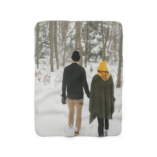 "Fairytale in the Snow" - The Alien Sherpa Fleece Blanket