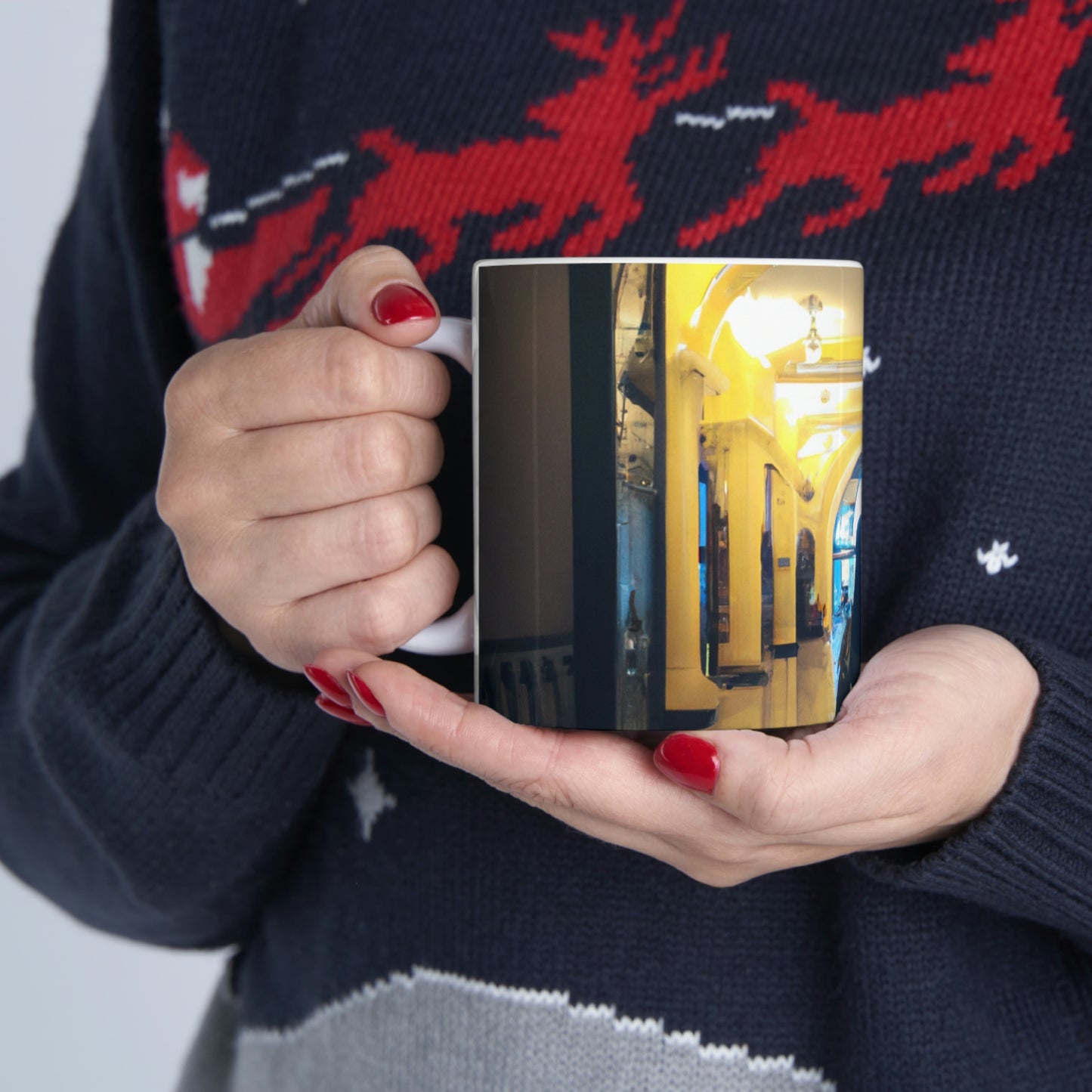 "Escape From the Enchanted Palace" - The Alien Ceramic Mug 11 oz