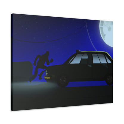 "Die Kunst des Moonlight Joyriding" - The Alien Canva