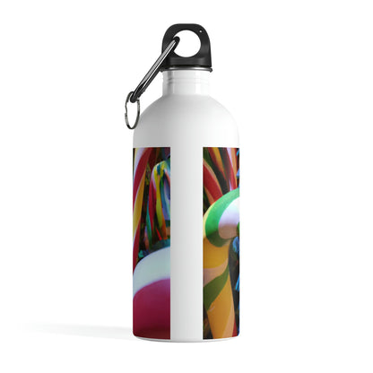 "Candy Cane Wonderland" - The Alien Stainless Steel Water Bottle