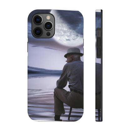 Moonlight Reflections on a Quiet Lake – Die Alien Tough Phone Cases