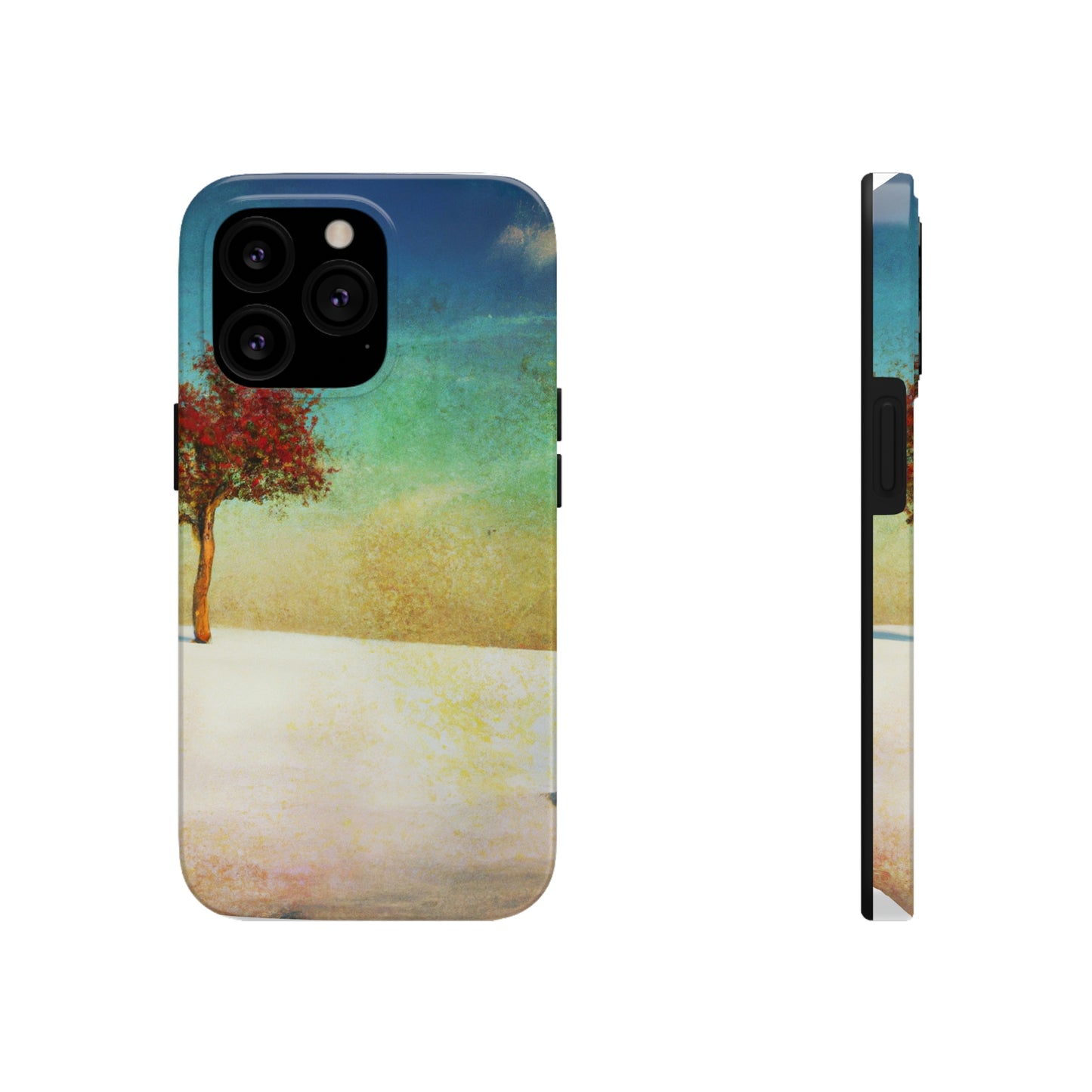 "Alone in the Snowy Meadow" - The Alien Tough Phone Cases