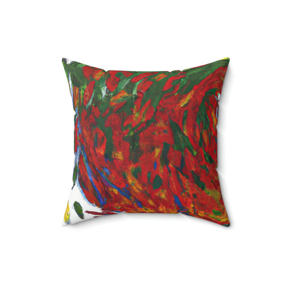 "Autumnal Whirl" - The Alien Square Pillow