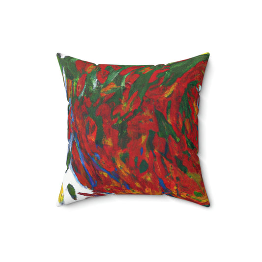 "Autumnal Whirl" - The Alien Square Pillow