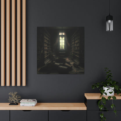 "La biblioteca secreta de las sombras" - The Alien Canva