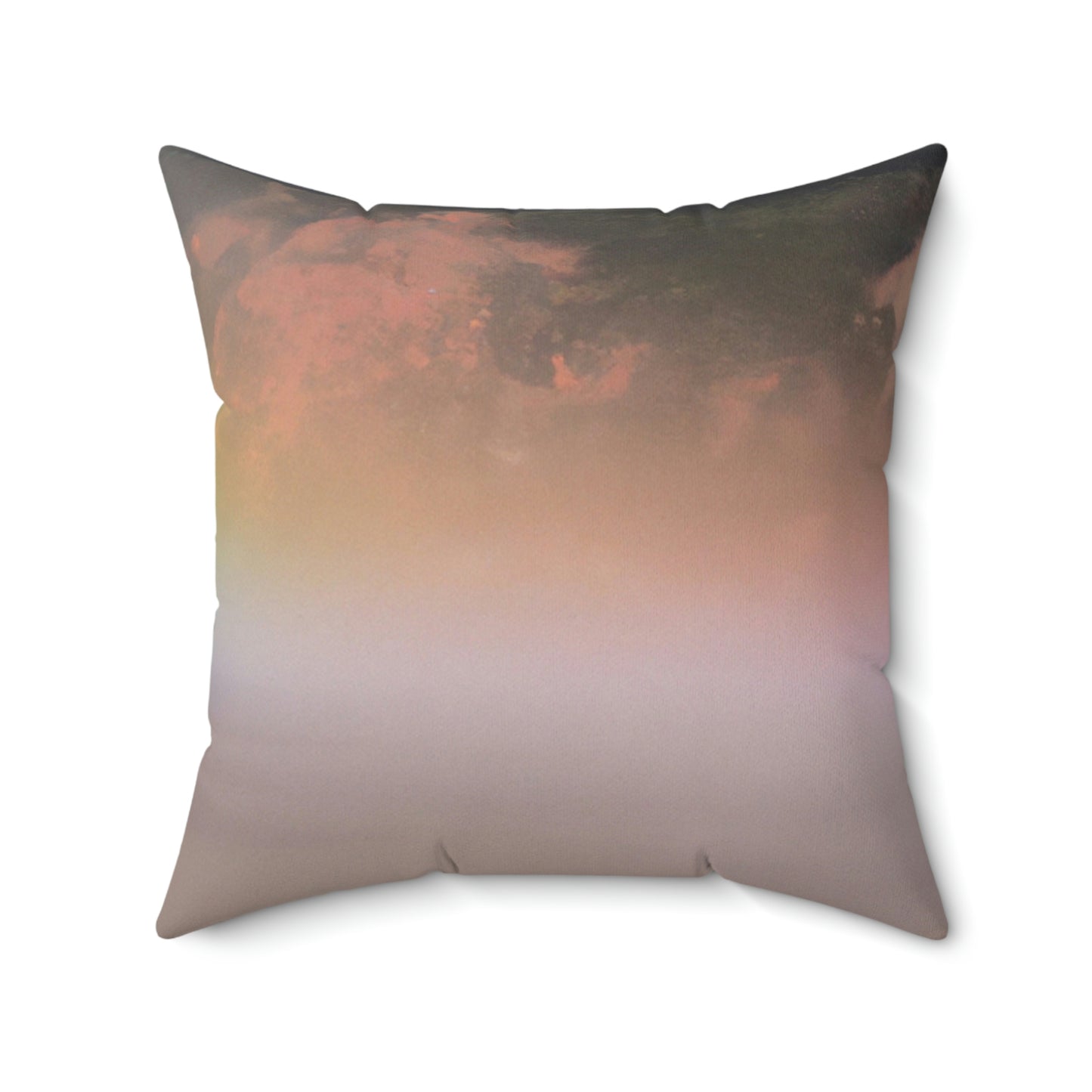 "A Painted Reflection of Solitude" - The Alien Square Pillow