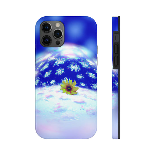 "A Petal in a Winter Wonderland" - The Alien Tough Phone Cases