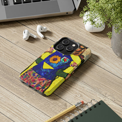 "Heroic Arise: Der Aufstieg eines tapferen jungen Mädchens" - Die Alien Tough Phone Cases