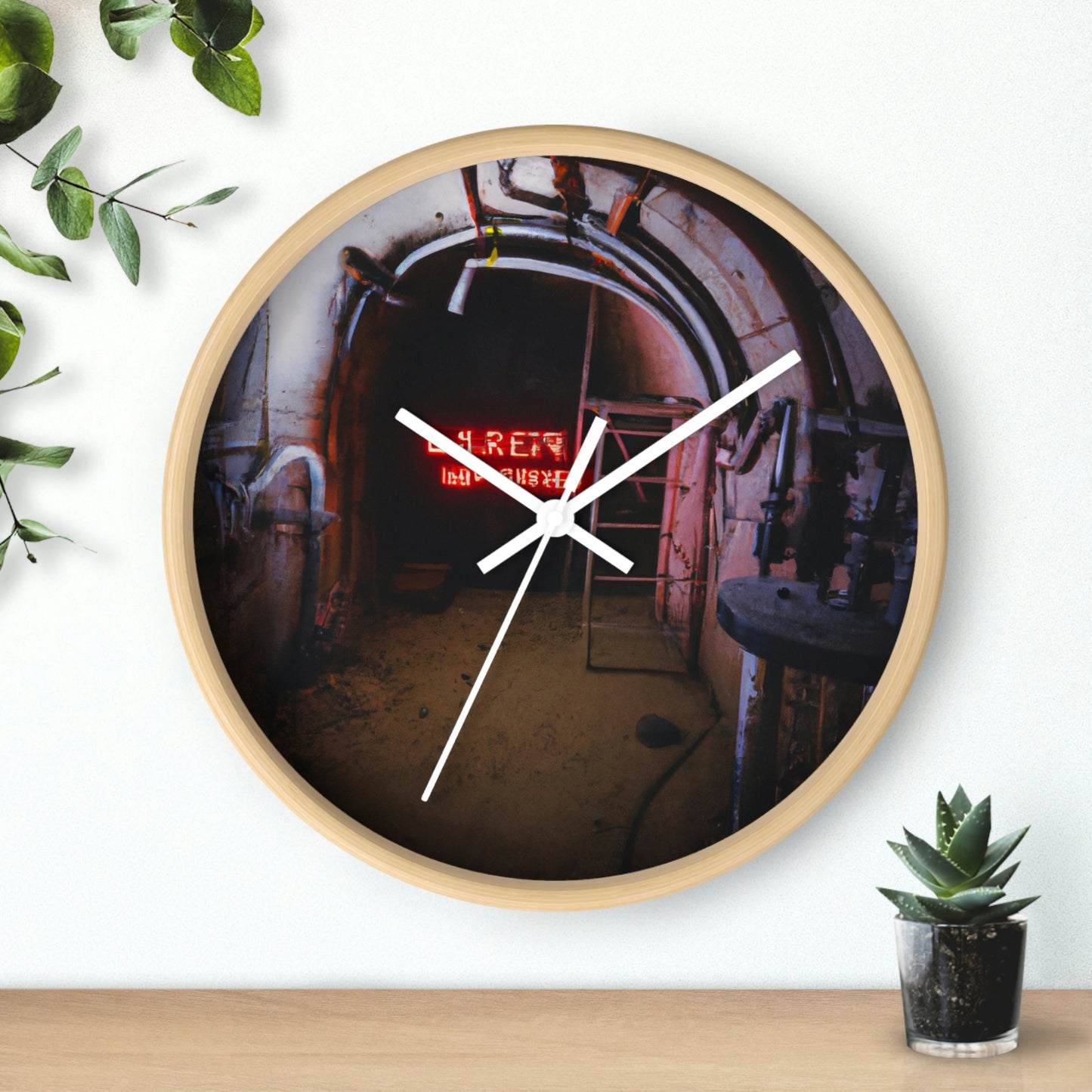 "Escapar de la fortaleza subterránea" - El reloj de pared alienígena