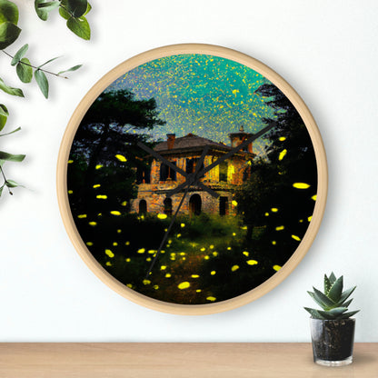 "A Shining Embrace of Fireflies" - The Alien Wall Clock