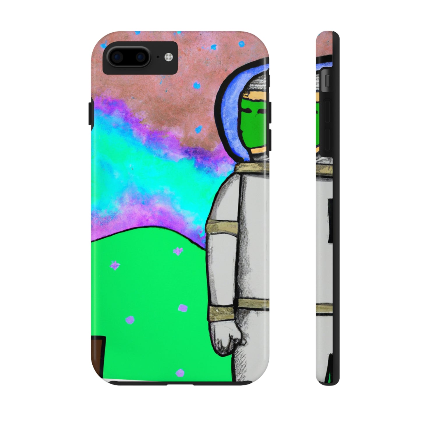 "Alone in the Alien Sky" - The Alien Tough Phone Cases