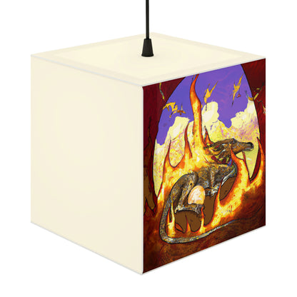 "A Slumbering Dragon in an Infernal Embrace" - The Alien Light Cube Lamp