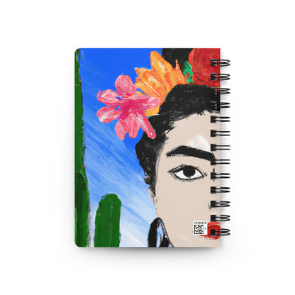 „Feurige Frida: Eine mexikanische Ikone mit farbenfroher Kultur malen“ – The Alien Spiral Bound Journal