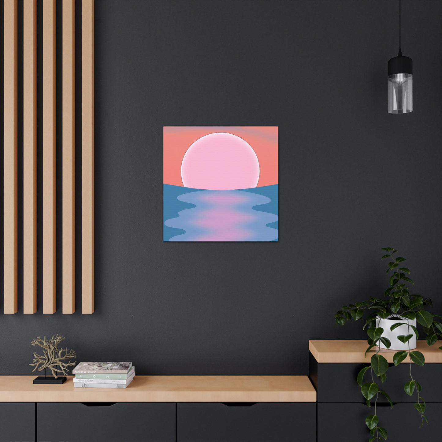 "Serenity at Sunset" - The Alien Canva