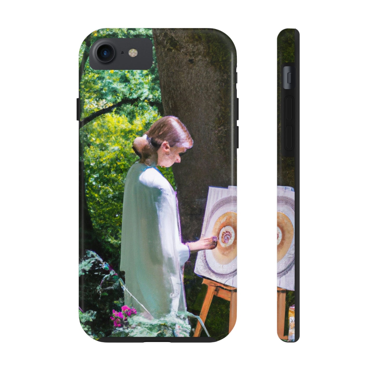 "Encantamiento en aceite: la visión de un bosque mágico de un joven artista" - The Alien Tough Phone Cases