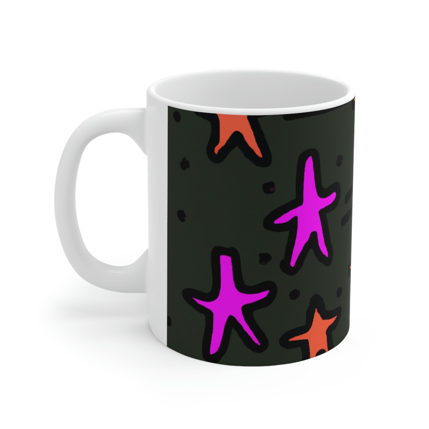 "Abandoned in the Glittering Night Sky" - The Alien Ceramic Mug 11 oz