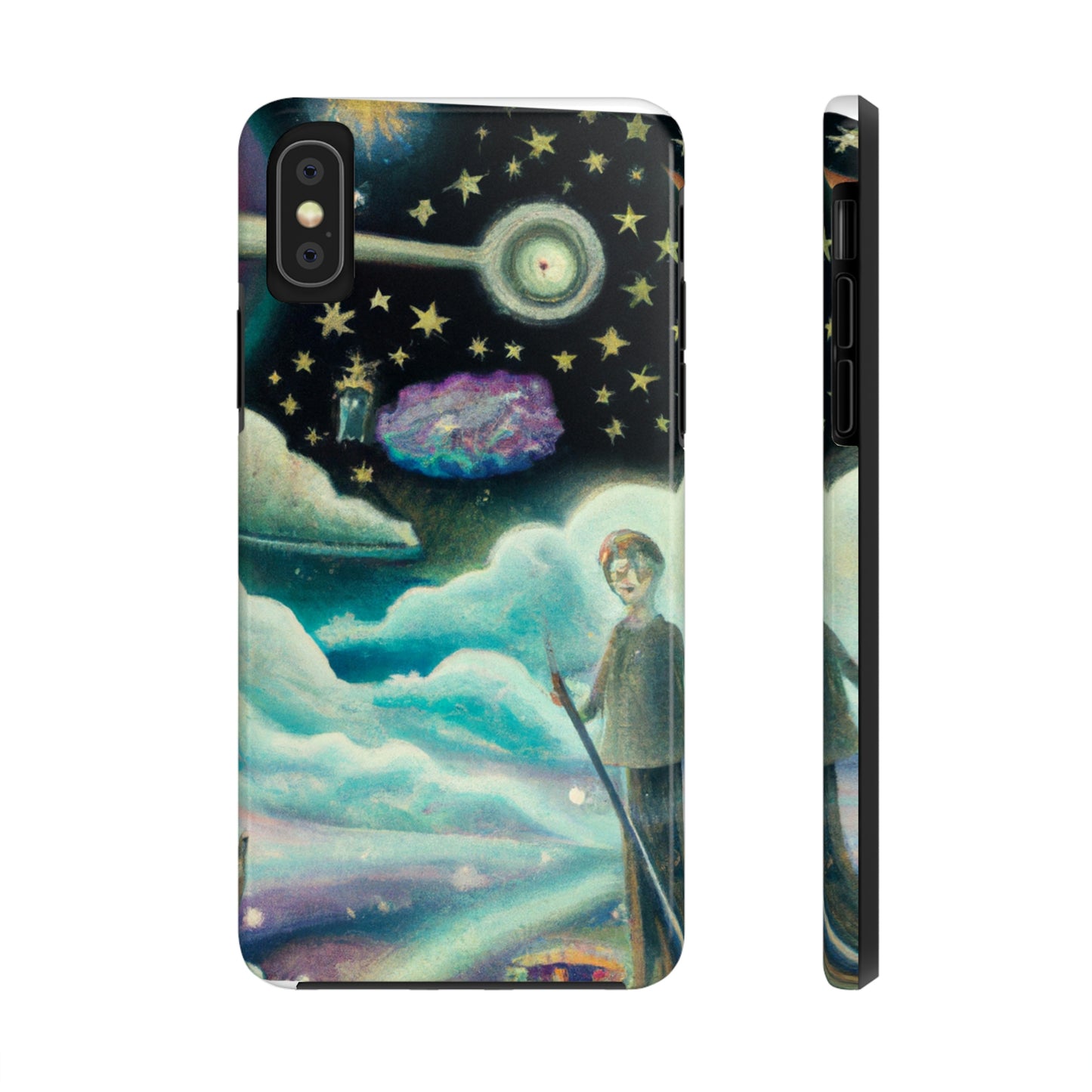 "Ein Meer aus Diamanten in der Nacht" - Die Alien Tough Phone Cases