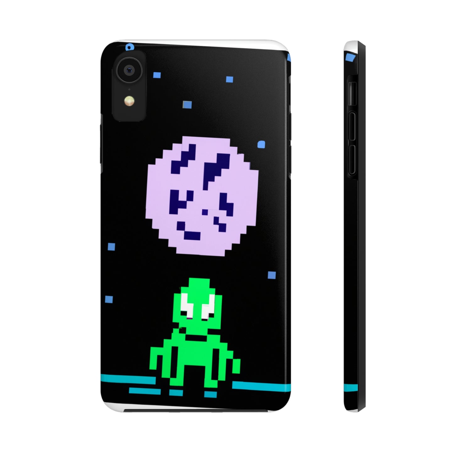 "Testigo solitario del cielo nocturno" - The Alien Tough Phone Cases Pixel Art