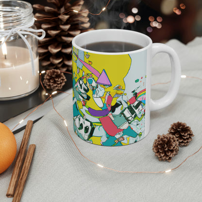 Robotic Rebellion: A Battle for Power. - The Alien Ceramic Mug 11 oz