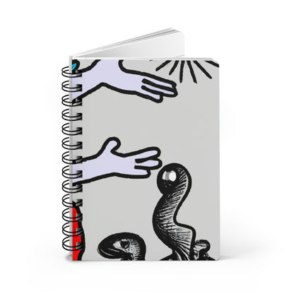 "A Blind Monk's Gentle Embrace of a Lost Dragonling" - The Alien Spiral Bound Journal