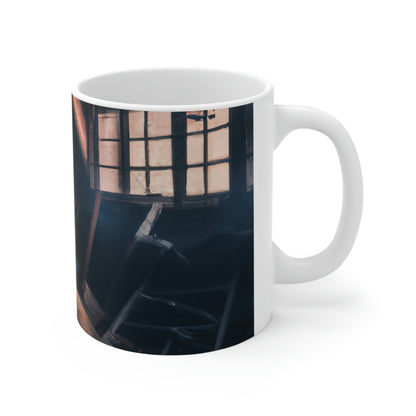 "Dusty Hopes in an Abandoned Attic" - The Alien Ceramic Mug 11 oz