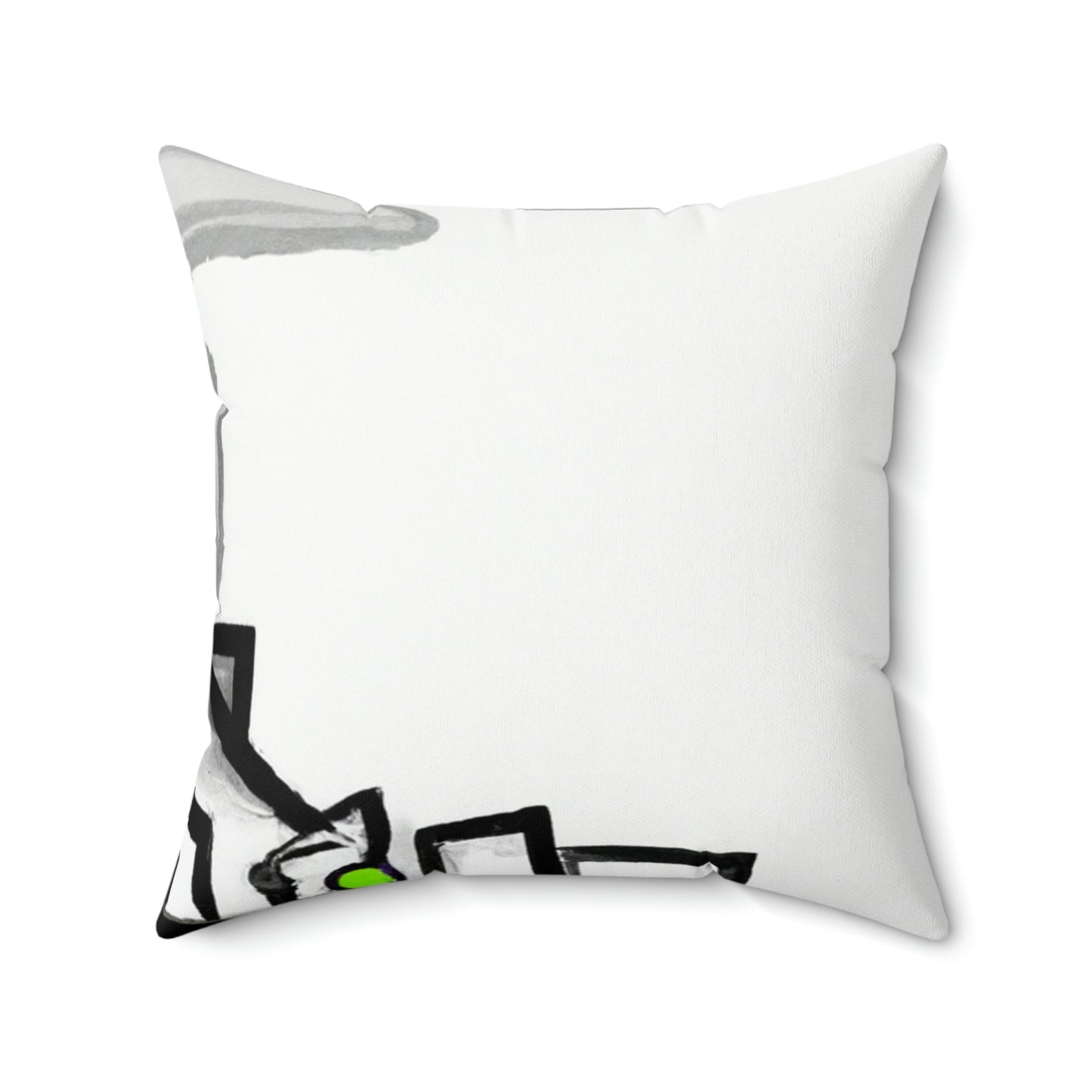 The City In The Mist - The Alien Square Pillow