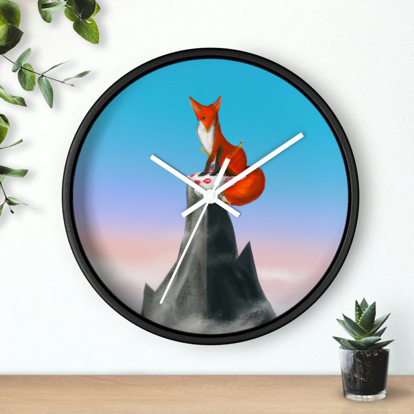 The Fox That Peaketh on the Mountain - The Alien Wall Clock