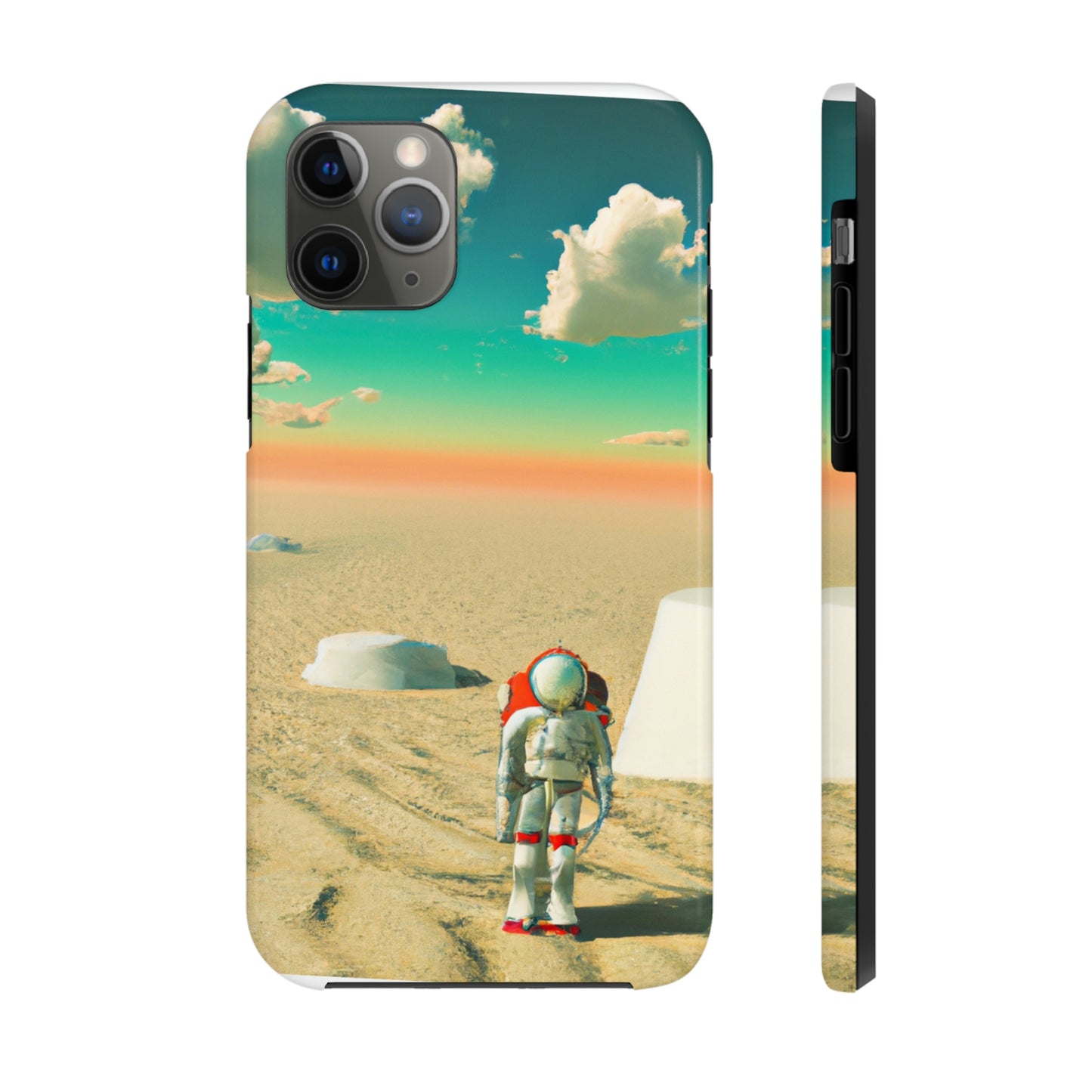 "A Strayed Astronaut: Alone on a Forlorn Planet" - The Alien Tough Phone Cases