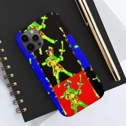 "Tanz mit Feuer und Stahl." - Die Alien Tough Phone Cases