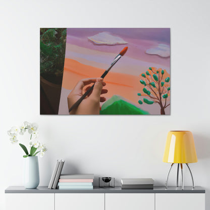 Dreamscape Painting - The Alien Canva