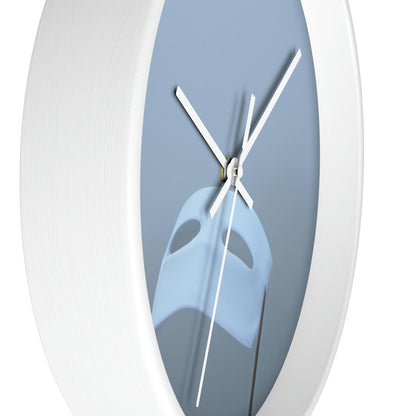 "The Ghostly Mask in the Foggy Sea". - The Alien Wall Clock