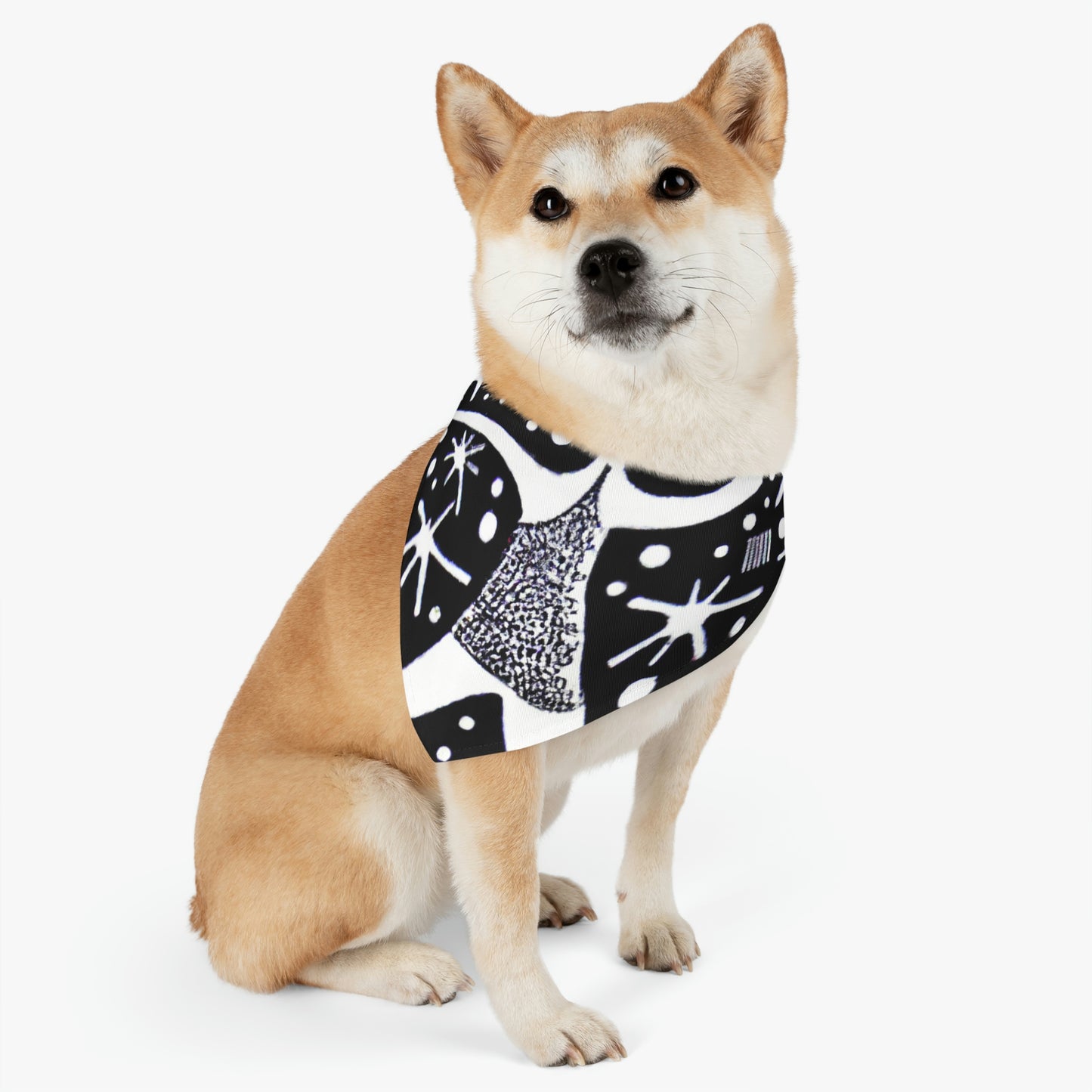 "Bailando entre la luz galáctica" - El collar de bandana para mascota alienígena