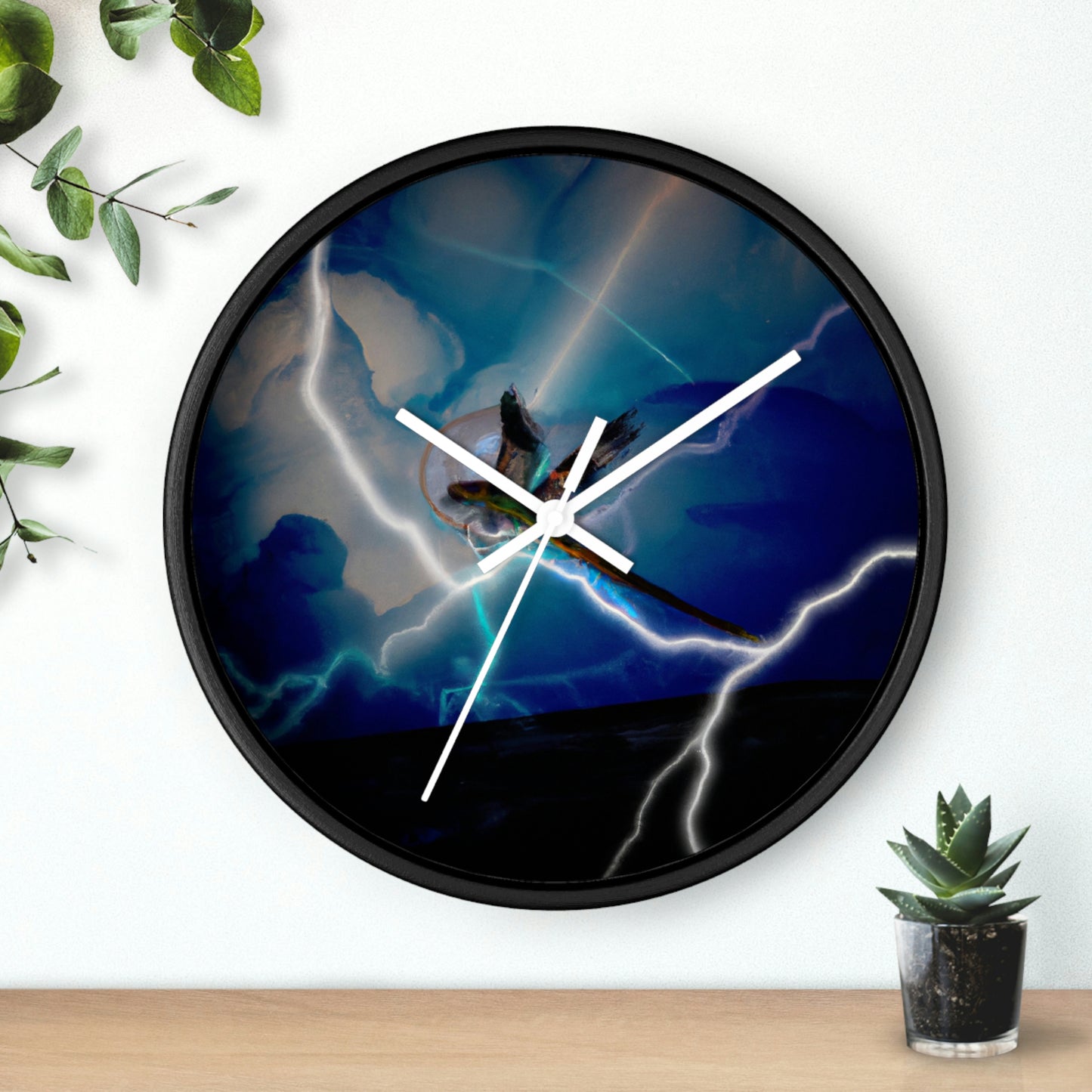 "Draco in the Tempest" - The Alien Wall Clock