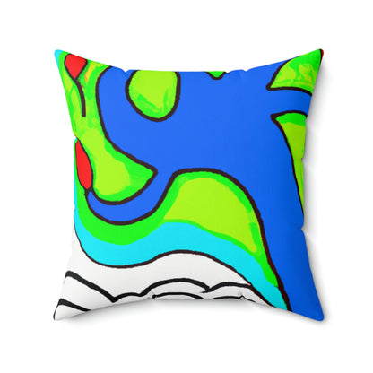 "The Cavernous Everglow" - The Alien Square Pillow