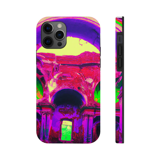 Mystical Madness: Crazy Colors in the Forgotten Cathedral - The Alien Tough Phone Cases