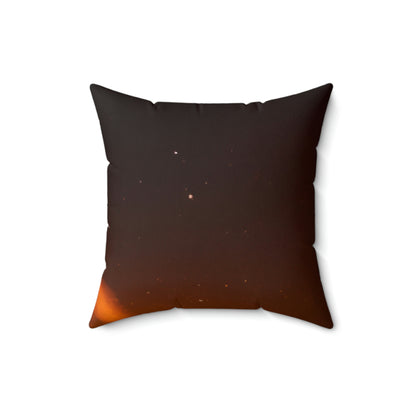 "Heavenly Blaze" - The Alien Square Pillow