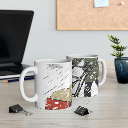 "Struggling Against the Snow" - The Alien Ceramic Mug 11 oz