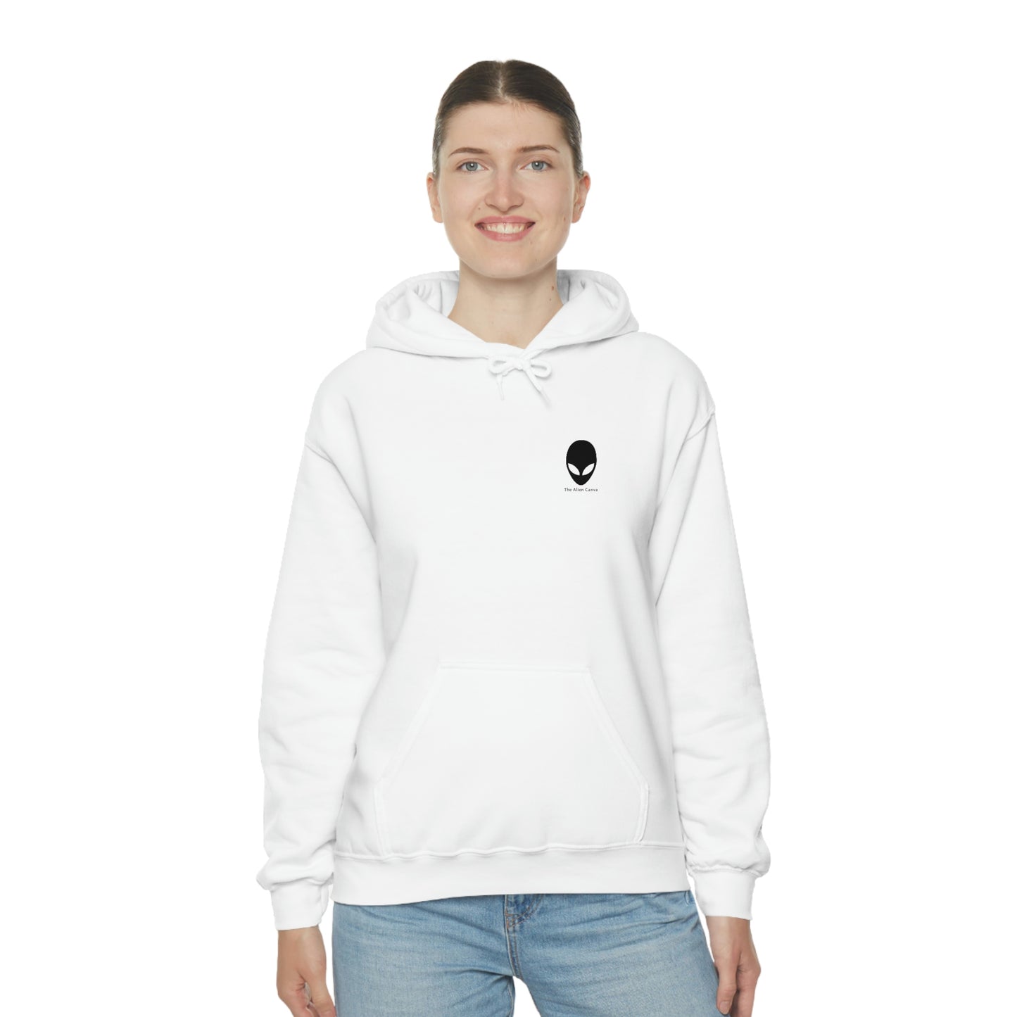 "Abandoned in the Glittering Night Sky" - Der Alien Unisex-Hoodie