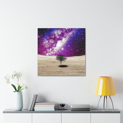 "Árbol solitario de polvo de estrellas" - The Alien Canva