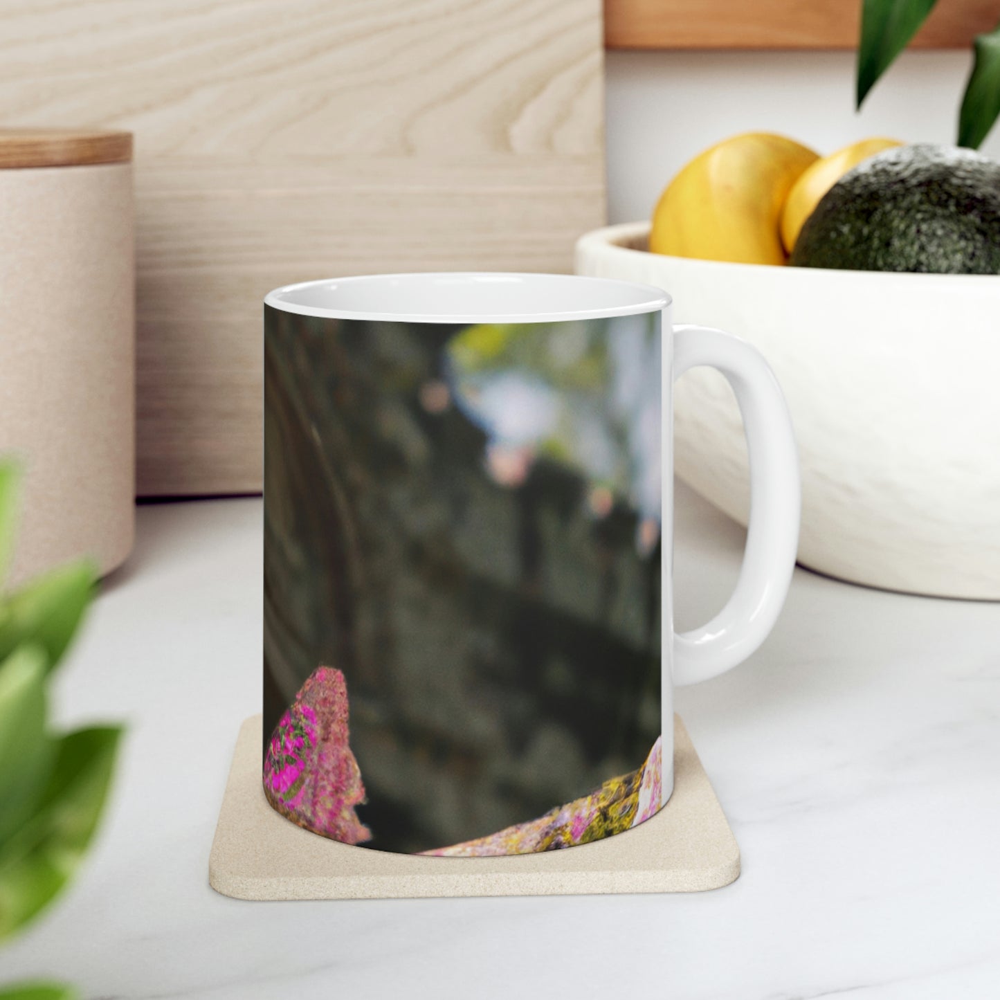 "The Forgotten Temple of the Purple Butterfly" - The Alien Ceramic Mug 11 oz