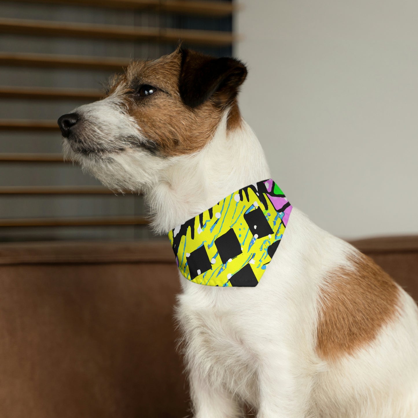 "Desolate Winter Dwelling" - The Alien Pet Bandana Collar