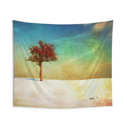 "Alone in the Snowy Meadow" - The Alien Wall Tapestries