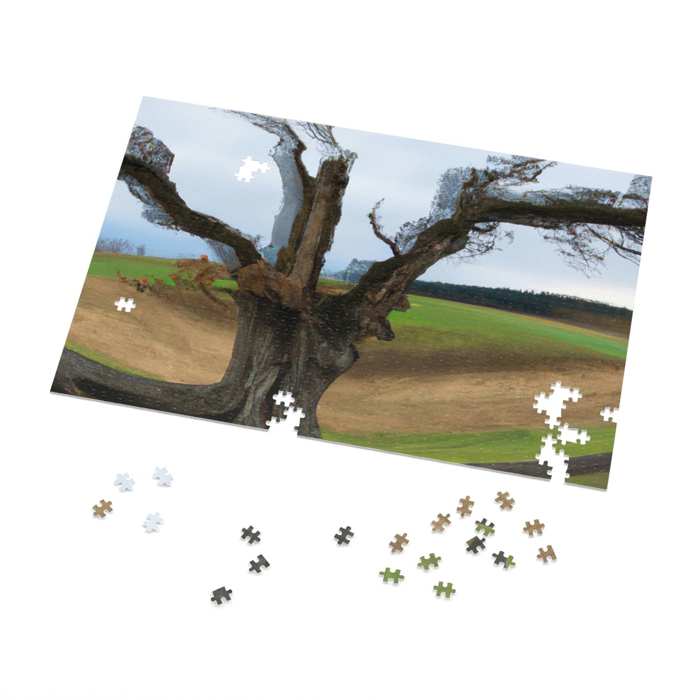 "A Shadow in the Meadow: The Last Standing Tree" - The Alien Jigsaw Puzzle