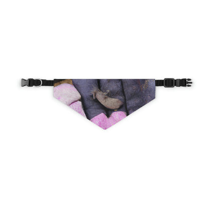 "Ein winziges Zuhause in einem alten Handschuh" - Das Alien Pet Bandana Halsband