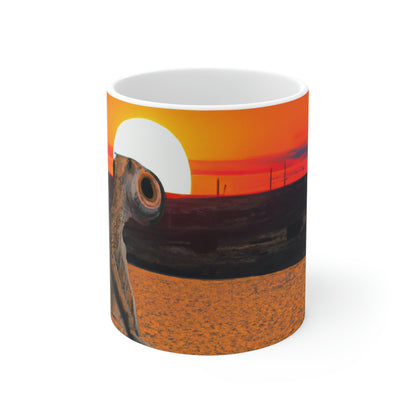 "Adiós al horizonte" - Taza de cerámica The Alien 11 oz