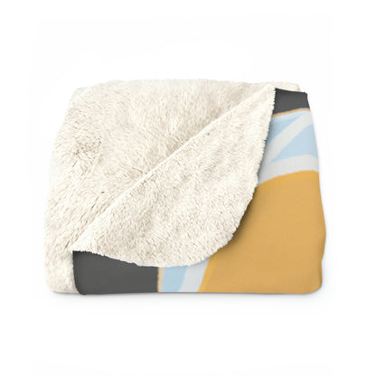 "A Salty Sea Tale: Un encuentro inesperado con una criatura inusual" - The Alien Sherpa Fleece Blanket