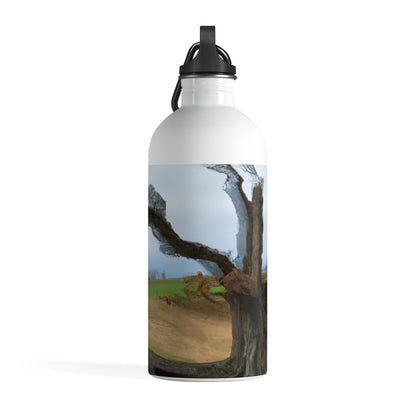 "A Shadow in the Meadow: The Last Standing Tree" - The Alien Stainless Steel Water Bottle