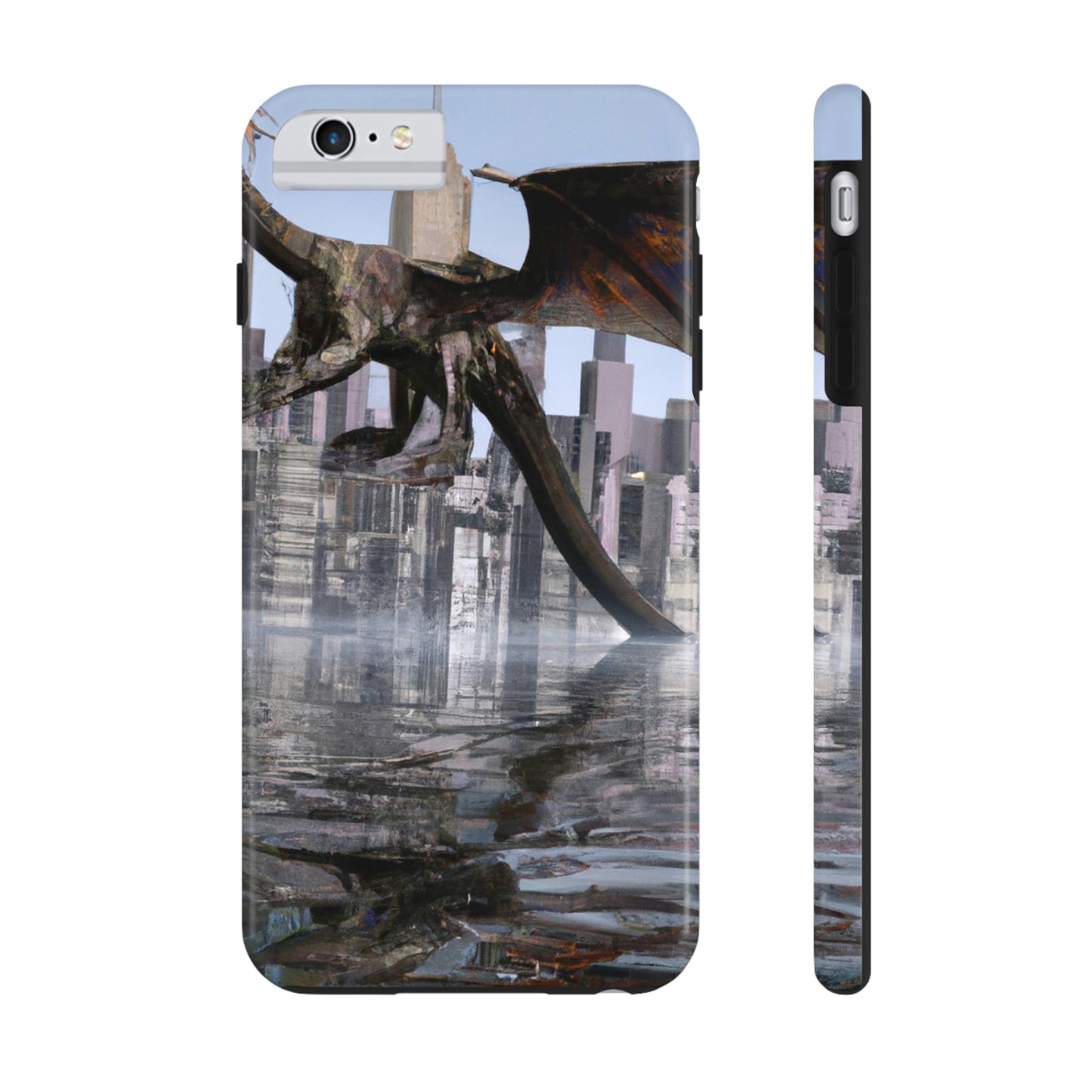 "Ascending the Deluge: A Dragon's Soaring Journey." - The Alien Tough Phone Cases