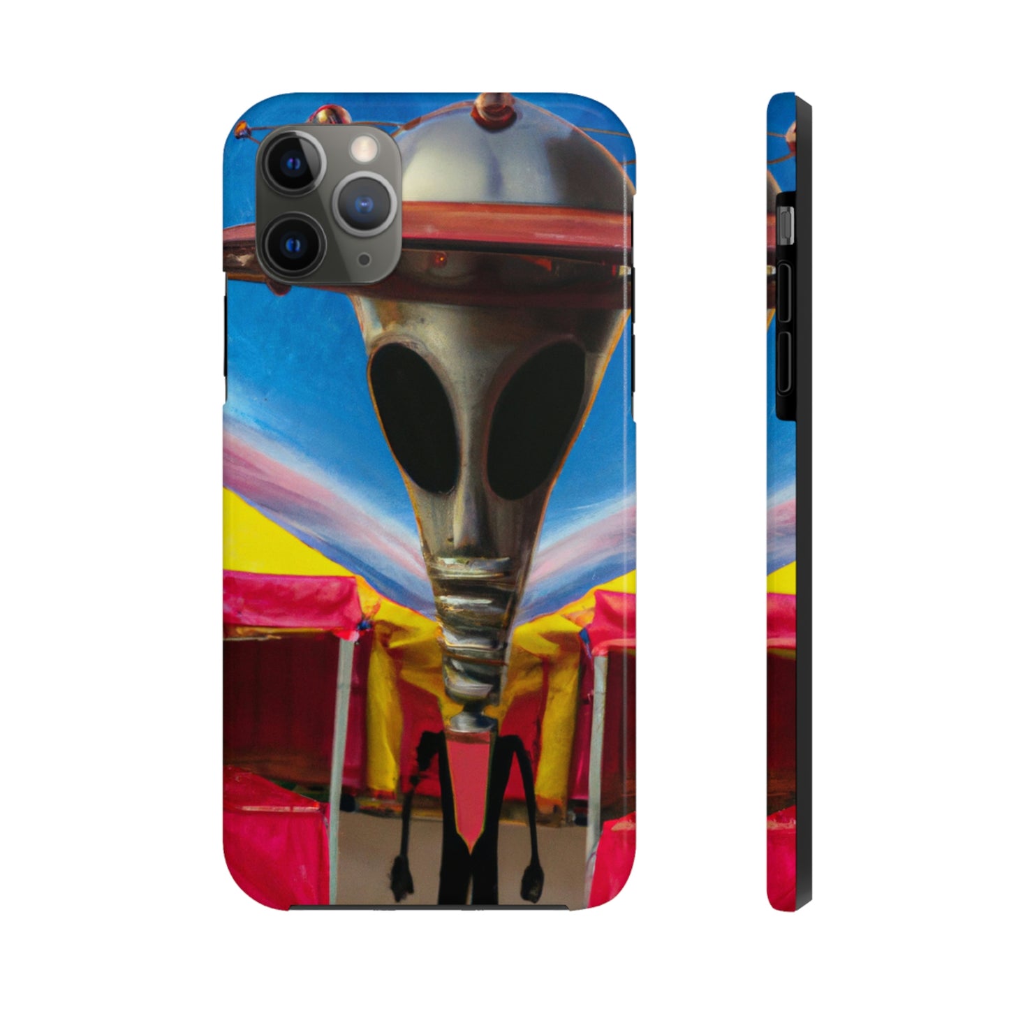 "Fair Invaders: A Cosmic Crash Course" - Die Alien Tough Phone Cases